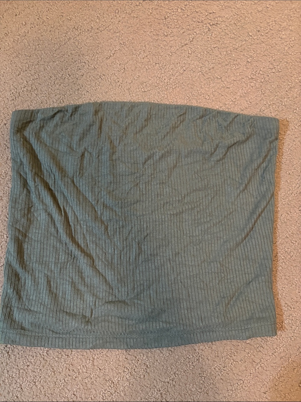 American Eagle Outfitters Ribbed Tube Top - Olive